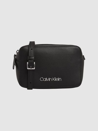 Calvin Klein Táskák & Kiegészítők HU771125 | Calvin Klein Bőr Női Crossbody Táska Fekete